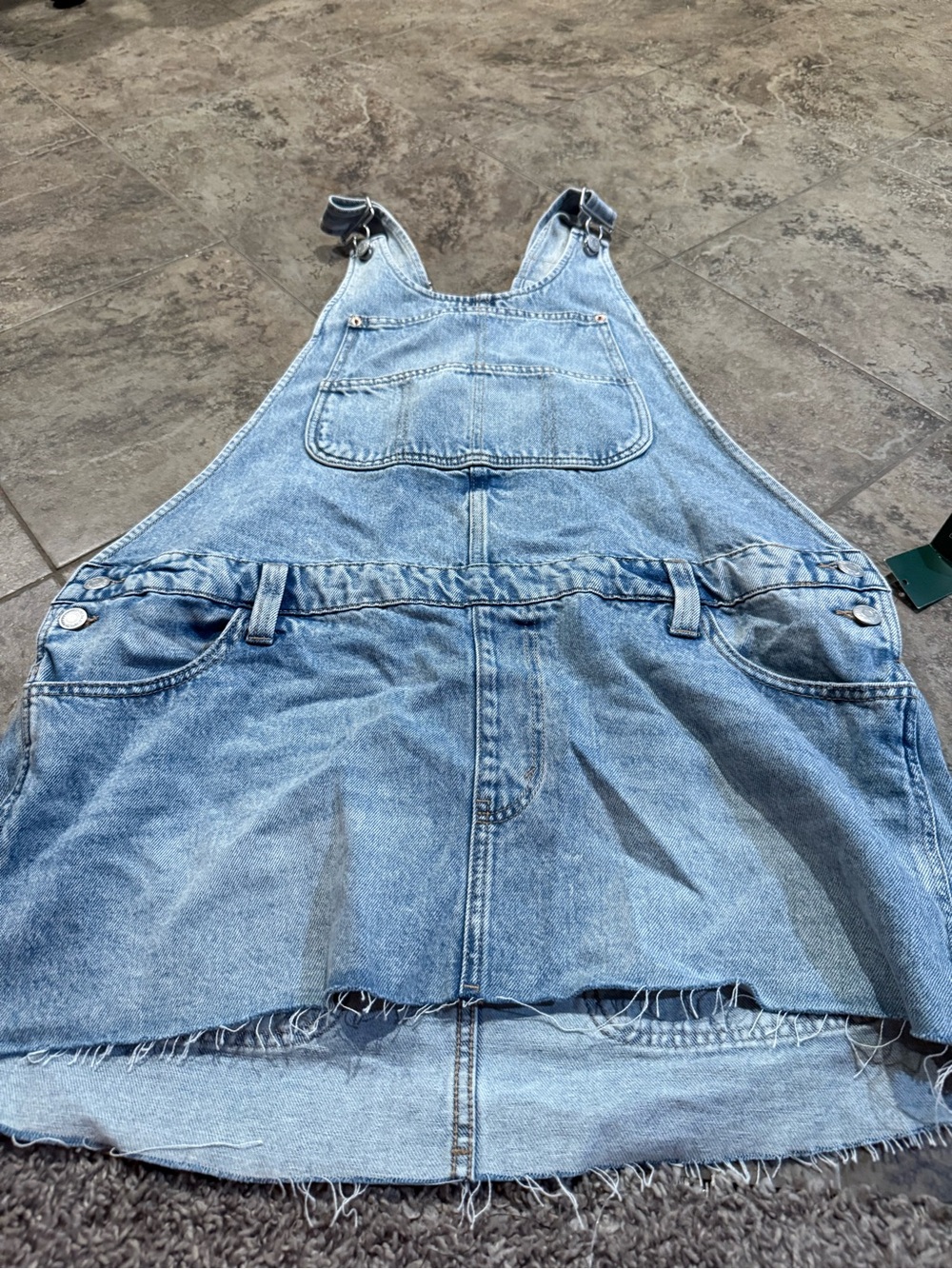 🐈Light Blue Wild Fable Denim Overall Skirt